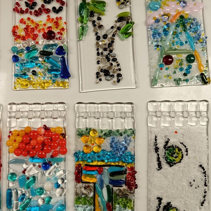 SCHOOL HOLIDAY Children's Glass Fusion Workshop, 11-16 yr olds.  Held at Westbury Manor, Fareham